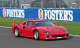 Ferrari F40 at Silverstone